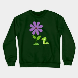 Snake and Flower Crewneck Sweatshirt